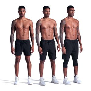 Vêtements de sport Running Pantalons de fitness Équipement professionnel Entraînement et exercice Respirant Short en tissu extensible à séchage rapide pour hommes 07JW537