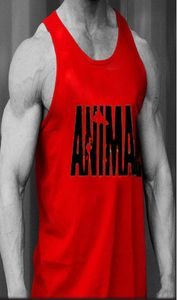 Ropa de gimnasio Camisetas sin mangas Algodón Hombres Camiseta sin mangas Vallas Culturismo Chaleco estampado fino Ejercicio Fitness Ropa Animal para hombre sin mangas Shi7515415