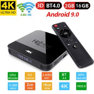 H96 Mini H8 Android 9.0 Smart TV Box 2GB 16GB 2.4G 5G Wifi 4K Youtube Reproductor multimedia BT Google Play Set top box