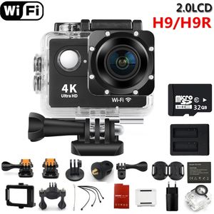 H9R/ H9 Ultra HD 4K WiFi Remote Control Sports Video Camcorder Original Action Camera DVR DV go Waterproof pro Camera For motion 210319