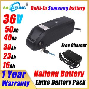 Hailong 36v Fietsen Electrisch Accu Fietsaccu 36volt 10ah batterie à décharge profonde 20ah Bafang 750w 30ah13ah batterie au lithium Samsung