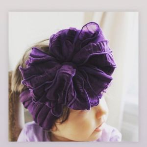 Accessoires de cheveux 10 pièces/lot 2023 automne enfants gros nœuds bandes élastiques bébé filles dentelle bandeau chapeaux lunette en gros accessoires1