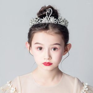 Accessoires de cheveux couronne pour enfants coiffure princesse fille cristal anniversaire strass tête avec prise de vue de voyage