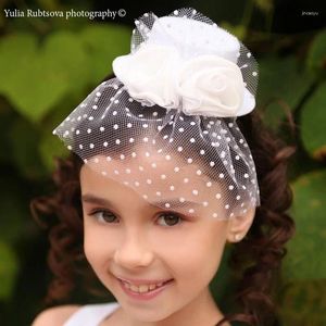 Accessoires de cheveux pour enfants Vintage Small Hat Hat Coiffe Princesse mignonne Flower Fashion pour filles Po Hairpins