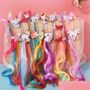 Accesorios para el cabello Cosplay Peluca Banda Moda Pelos de mariposa Adorno Princesa Niños Cintas Diadema de colores 3 36Hs K2 Drop Deliver Dhxvh
