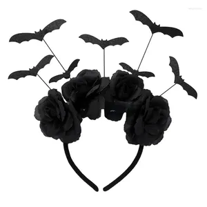 Accessoires pour cheveux, bandeau chauve-souris d'halloween pour enfants, couvre-chef, fournitures de Costume de sorcière, accessoires de fête Happy Helloween