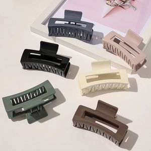 Hair Accessories Large Hair Claws Acrylic Hairpins Square Hollow Vintage Hair Clip Cross Hairgrips Barrettes