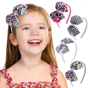 Accessoires de cheveux Zebra Leopard Animal Print Band Chic Bandbands Scrunchies for Kids Fashion décorer année 2023 Cadeaux