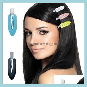 Hair Aessories Baby, Kids Maternity Est Fashion Seamless No Bend Crease Mark Clips Mujeres Maquillaje Estilo Bangs Clip Drop Delivery 2021 F8Ot