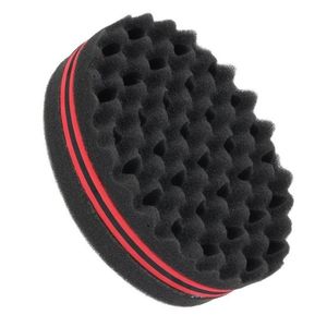 Esponja de cepillo para el cabello con grandes agujeros esponja duplicada para el cabello ridiclock natural Afro curl Wave Care Tool4159164