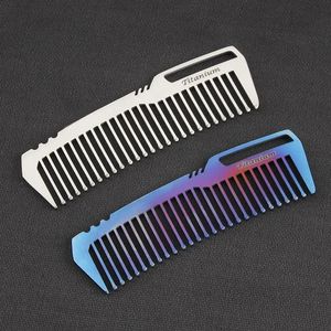 Brosses à cheveux Pure Comb EDC Hair BarberComb Travel Mini Ultra Pocket Peigne antistatique Peigne à barbe pour hommes pour tous les types de cheveux 231211