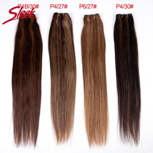Cheveux en vrac lisse brésilien lisse P427 P627 brun P430 P1B30 faisceaux de tissage de cheveux humains 100% naturel Rmy Extension de cheveux 10 à 26 pouces 230317