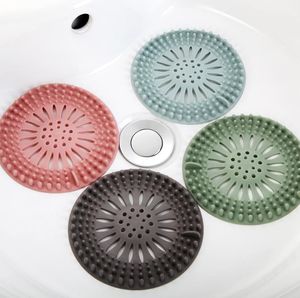 Attrape-cheveux Plug Trap Shower Floor Drain Cover Évier Crépine Filtre Anti-blocage Portable Salle De Bains Cuisine Accessoires SN3732