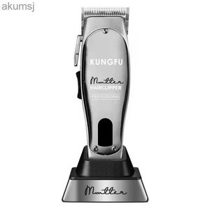 Cortapelos Master Haute Barber personalizado espejo de metal completo cuerpo profesional eléctrico cortapelos gradiente tallado peluquería herramienta YQ240122