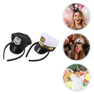 Pinces à cheveux, chapeau de capitaine Yacht, bandeaux, Mini Halloween Cosplay, accessoire de Costume nautique de la marine, déguisement de fête, jeu de rôle