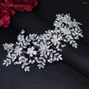 Pinces à cheveux DZ003, diadème de mariage en strass, couronne de mariée, coiffures de mariée, bijoux faits à la main, accessoires de concours, couvre-chef pour femme