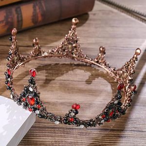 Pinces à cheveux Europe et amérique grande couronne baroque rétro robe rouge accessoires anniversaire vente en gros