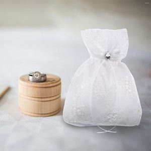 Clips de cheveux Les sacs à main de mariage composent la soirée pour les femmes sacs formels décor de décore en tissu pour dîner décoratif de la mariée