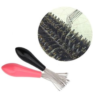 Limpiador de peine para el cabello Cepillo de limpieza con mango de plástico Removedor Herramientas de belleza integradas Productos de limpieza Suministros de limpieza H23-18