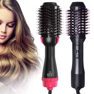 Rizadores de cabello Alisadores UKLISS Nuevo One Step Cepillo de aire caliente Estilizador multifuncional y secador de cabello Herramientas para el hogar y de viaje Rizador de cabello Dropshipping T220916