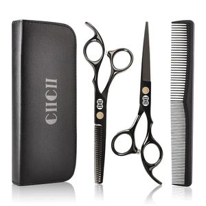 Ciseaux De Coupe De Cheveux Ciseaux Kit, Ensemble De Ciseaux De Coiffure Professionnels, Coupe De Cheveux Barbe Façonnage Toilettage Ciseaux Amincissants Pour Hommes, Femmes, Animaux Domestiques, Maison, Salon, Barbier