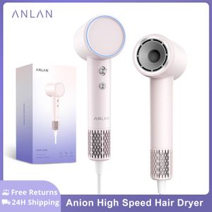 ANLAN Professional Hair Dryer with Anion Technology, 120000 Rpm, Magnetic Nozzle, Low Noise - High Speed Negative Ion Care