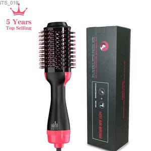 Hair Dryers LISAPRO 3 IN 1 Hot Air Brush One-Step Hair Dryer And Volumizer Styler and Dryer Blow Dryer Brush Professional 1000W Hair Dryers