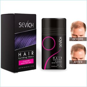 Produits de perte de cheveux 10 couleurs B￢timent de cheveux fibre Poudres de k￩ratine instantan￩e pour les femmes Drop livraison 2022 Produits Care Style DH26C