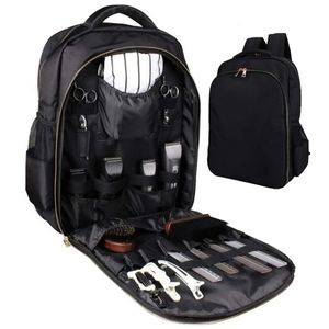 Hair Salon Barber Supplies Backpack Portable Clippers Organizer Hairstylist Tools Bag Large Capacity Travel Bag Salon Storage Shoulders Bag 231030