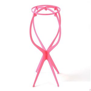 Herramientas para el cabello Venta al por mayor-Soporte de cabeza de calidad superior Soporte para pelucas Soporte para herramientas Accesorios para herramientas Soportes para pelucas plegables portátiles Accesorio Drop Dhtum