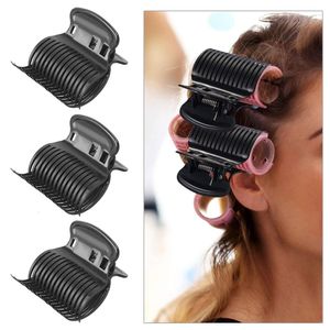 Trimmer de cheveux 24pcs Isolation noire maison Coiffure à cheveux Claw Abs Rolller Clip pour la section de style Remplacement réutilisable Pièces de coiffure 230811