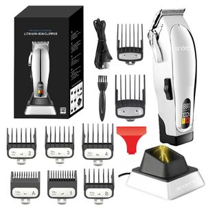 Hair Trimmer Aluminum Alloy Barber Master Hair Clipper Professional Adjustable Hair Trimmer For Men Cordless Hair Cutter Machine Powerful 230626