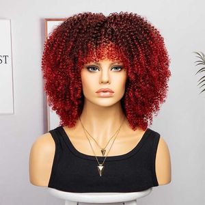 Hair Wigs New Women's Wig Fashion Explosion Small Curly Short Curly Multi Color Wig Headcover