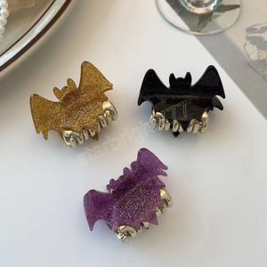 Halloween Bat Griffe Clip Alliage Pince À Cheveux Chapeaux Accessoires De Cheveux pour Femmes Filles Festival Fête Fournitures