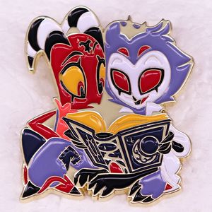 Cute Anime & Gaming Enamel Brooch Pins - Collectible Hard Enamel Cartoon Characters for Backpacks, Hats & Bags