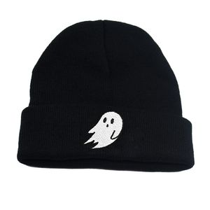 Gorros de punto de fantasma fresco de Halloween para hombres y mujeres Gorros góticos emo góticos Regalos de cumpleaños para invierno 14 estilos