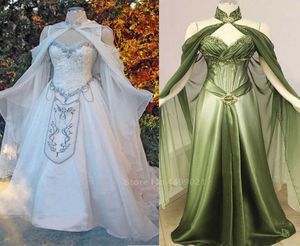 Halloween Fairy Princess Cosplay Costume for Women Dress Girls Girls Moyen Âge Cour Fée Elf Emplide Fancy Giffon Camiffon H1337551