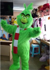 Halloween Grinch Verde Navidad Villano Personaje Mascota Disfraz Fiesta Evento Adulto
