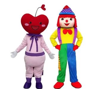 Halloween de alta calidad Día de San Valentín Amor Traje de la mascota Dibujos animados Anime tema personaje Navidad Carnaval Fiesta Disfraces Disfraces Adulto