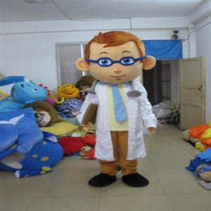 Costume de mascotte de médecin de sexe masculin d'Halloween Hommes de bande dessinée Médecins Personnage de thème Anime Fête de carnaval de Noël Costumes de fantaisie pour adultes Outfi322T