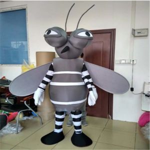 Disfraz de mascota de mosquito de Halloween Dibujos animados de alta calidad Personaje de anime de felpa Tamaño adulto Carnaval de Navidad Fiesta de cumpleaños Traje al aire libre