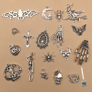 Breloques en alliage de citrouille d'halloween, petits pendentifs, accessoires de bijoux faits à la main, matériaux pour bracelets et boucles d'oreilles, fabrication directe d'usine, vente en gros