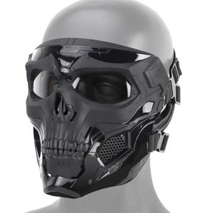 Halloween Skeleton Airsoft Mask Full Face Skull Cosplay Masquerade Party Mask Paintball Face Militball Face Protecteur Mas Y9530910