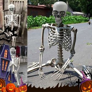 Halloween Jouets 70170 Cm Halloween Squelette Prop Humain Pleine Taille Crâne Main Vie Corps Anatomie Modèle Décorhalloween Fête Décor Pour La Maison #t2g 220908