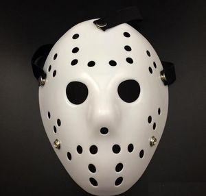 Masque poreux blanc pour hommes et femmes, masque d'halloween, Jason Voorhees, Freddy, film d'horreur, Hockey, masques effrayants pour fête, mascarade pour femmes