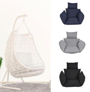 Cojines para silla de hamaca, cojines suaves oscilantes, asiento de 220KG, tapete colgante para dormitorio, silla colgante para jardín al aire libre6098508