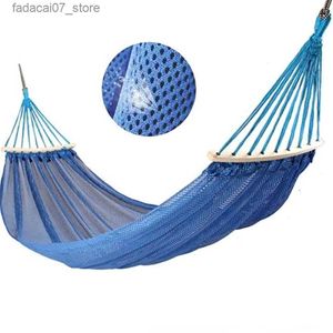 Hamacas Swinging Travel Hammock Hammock portátil cómodo accesorios de campamento plegable hamaca para interiores