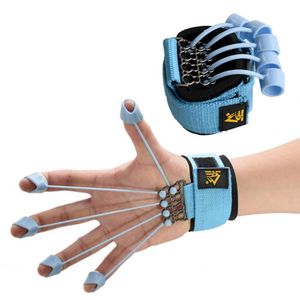 Poignées à main Portable Hand Gripper Silicone Finger Expander Hand Grip Wrist Strength Trainer Finger Exerciser Bandes de résistance Fitness 230529