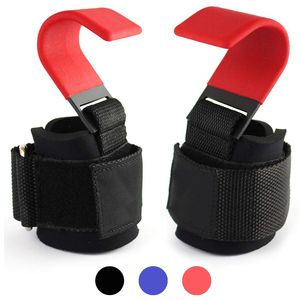 Hand Grips Weight Lifting Hook Grips With Wrist Wraps Hand-Bar Wrist Strap Gym Fitness Hook Weight Strap Pull-Ups Power Lifting Gloves 230617