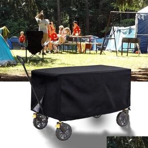 Outils à main 1PC Cam Chariot pliant Chariot ER Chariot Sun Shade imperméable à l'eau anti-poussière Protection UV Plage Drop Livraison Sports de plein air Camp Dh3BH